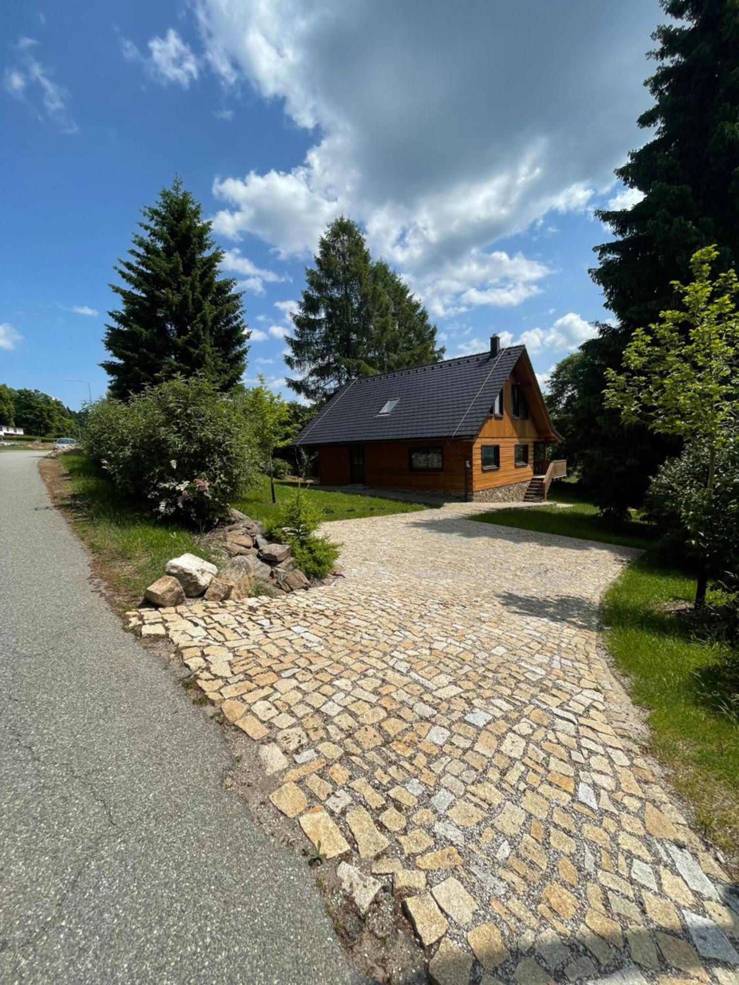 Moderni Sumavska Roubenka S Vyhledem Na Boubin Vimperk Exterior foto